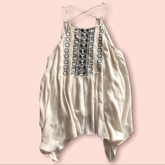 Abercrombie & Fitch Embroidered Tank - Picture 2 of 6